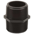 Hex Nipple, Polypropylene, 1-1/4", Schedule 80, 300 psi Max Pressure