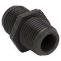 Hex Nipple, Polypropylene, 3/8", Schedule 80, 300 psi Max Pressure
