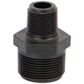 Reducing Nipple, Polypropylene, 1-1/4" x 3/4", Schedule 80, 300 psi Max Pressure