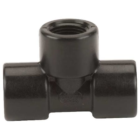 Tee, Polypropylene, 3/8", Schedule 80, 300 psi Max Pressure