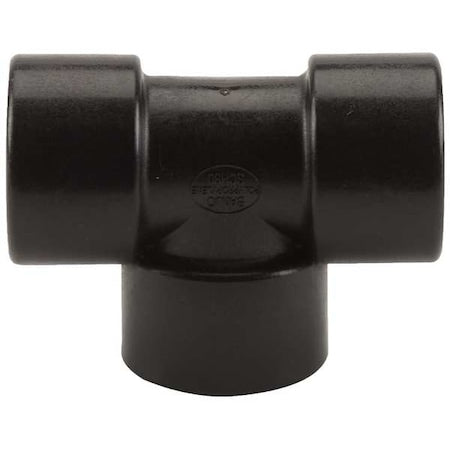 Tee, Polypropylene, 1", Schedule 80, 300 psi Max Pressure