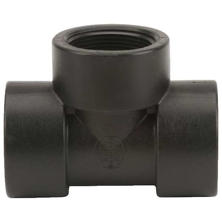 Tee, Polypropylene, 1-1/2", Schedule 80, 300 psi Max Pressure