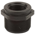 Reducing Bushing, Polypropylene, 1-1/2" x 1", Schedule 80, 300 psi Max Pressure