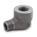 90 Degree Street Elbow 90 Degree Street Elbow, 1-1/2" Pipe, FNPT x MNPT, Black Forged Steel