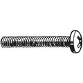 1/4"-20 x 3/8 in Phillips Pan Machine Screw, Zinc Plated Steel, 100 PK