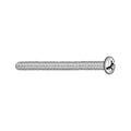 #4-40 x 1-1/2 in Combination Phillips/Slotted Round Machine Screw, Zinc Plated Steel, 100 PK