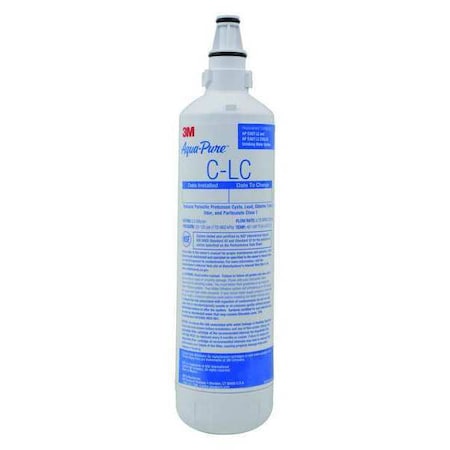 Quick Connect Filter, 0.8 gpm, 0.5 Micron, 2-3/8" O.D., 12 7/8 in H