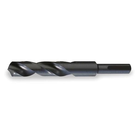118 Degree Silver & Deming Drill with 1/2 Reduced Shank Chicago-Latrobe 190F Steam Oxide HSS RHS/RHC 59/64
