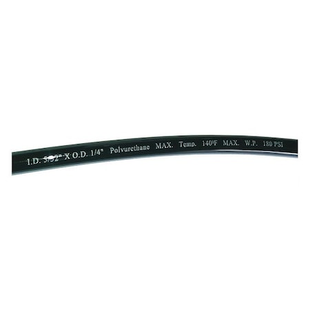 Tubing,5/32In. IDx1/4 In OD,100 Ft,Black