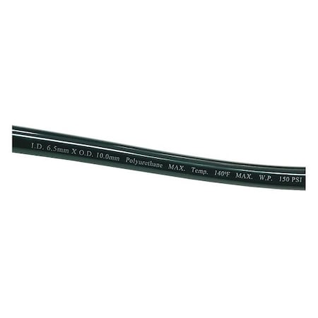 Tubing,6.5mm ID x 10mm OD,100 Ft,Black