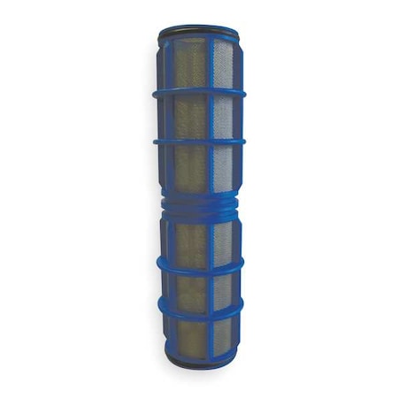 Filter Screen,Blue,10" Length,2" Dia