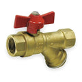 Ball Valve,Brass,1/2 In NPT F x F