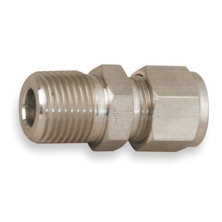 1/2" x 1/4" A-LOK x MNPT SS Male Connector