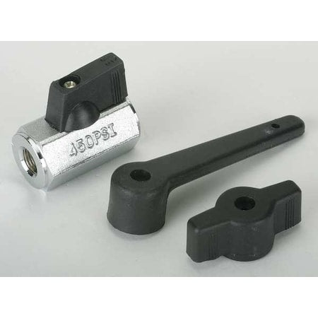 1/8" FNPT Brass Ball Valve Inline