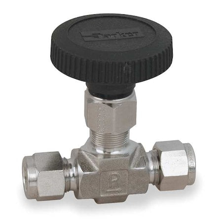 Needle Valve,Straight,316 SS,1/2 In.