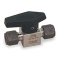 Rotary Plug Valve,3/8 In,316 SS,1/4 Turn