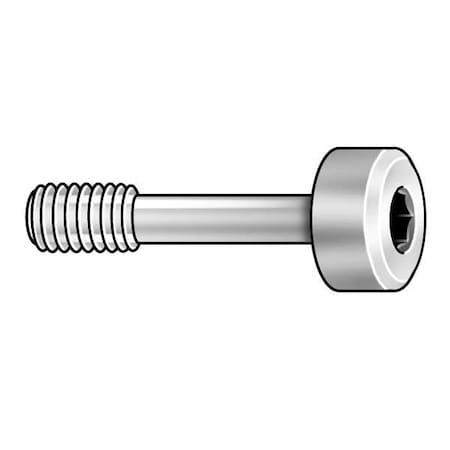 Captive Panel Screw, #6-32 Thrd Sz, 7/16 in Lg, 3/16 in Thrd Lg, Knurled, Passivated