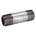 1" MNPT x 7" TBE Galvanized Steel Pipe Nipple Sch 40