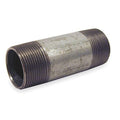 1-1/4" MNPT x 3" TBE Galvanized Steel Pipe Nipple Sch 160