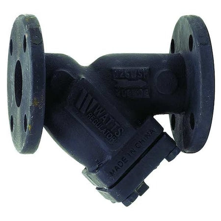 Y Strainer, 2-1/2" Pipe, Flanged, Cast iron