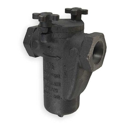 Basket Strainer, 2" Pipe, FNPT x FNPT, Cast iron, 200 psi at 150 Degrees F