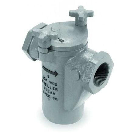 Basket Strainer, 1-1/2" Pipe, FNPT x FNPT, Cast Stainless Steel, 275 psi at 100 Degrees F