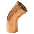 Viega ProPress XL 45 street elbow, 4" x 4"