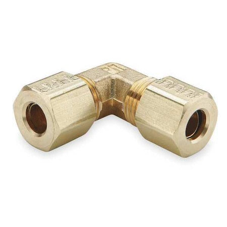 Elbow,Brass,Comp.3/16in,Comp.5/16in,PK10