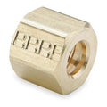 Nut, Brass, Compression, 3/4 in,PK10