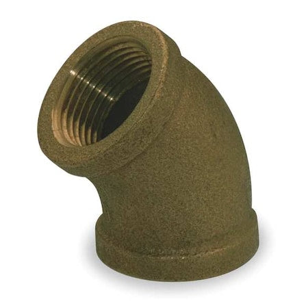 45 Degrees Elbow Red Brass 45 Degrees Elbow, 3/8 in Female NPT X 3/8 in Female NPT