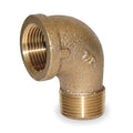 90 Degrees Street Elbow Red Brass 90 Degrees Street Elbow, 1 1/4 in Male NPT X 1 1/4 in Female NPT