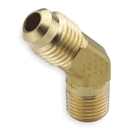 Elbow,Brass,Flared3/8",MNPT1/4",PK10