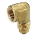 Elbow,Brass,Flared1/2",FNPT3/8",PK10