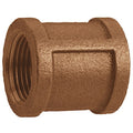 Coupling Red Brass Coupling, 1 in Female NPT X 1 in Female NPT
