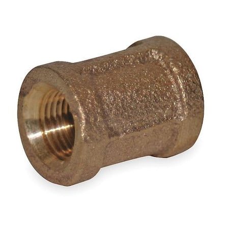 Coupling Red Brass Coupling, 1/2 in Female NPT X 1/2 in Female NPT