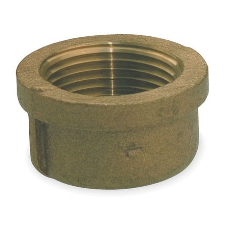 Red Brass Cap, FNPT, 1/2" Pipe Size