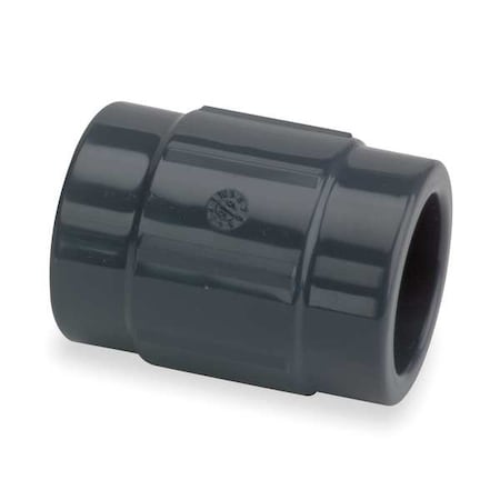 PVC Coupling, FNPT x FNPT, 2-1/2 in Pipe Size