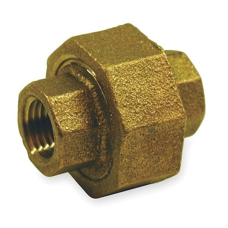 Union Red Brass Union, 2 in Female NPT X 2 in Female NPT