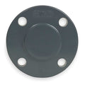 PVC Blind Flange, Flanged, 2-1/2 in Pipe Size