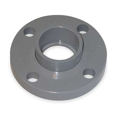 PVC Van-Stone Flange, Socket, 3/4 in Pipe Size