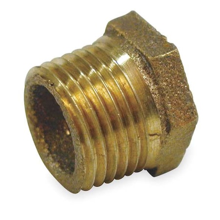 Hex Bushing Red Brass Hex Bushing, 3/4 in Male NPT X 1/4 in Female NPT