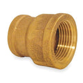 Reducing Coupling Red Brass Reducing Coupling, 1 in Female NPT X 1/2 in Female NPT