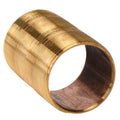 3/4" MBSPT x MNPT x 1-3/8" TBE Red Brass Pipe Nipple Sch 40