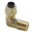 1/4" Compression x MNPT Brass 90 Degree Elbow 10PK