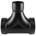 ABS, Tee, 3 in , 3 in Hub, 3 in