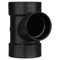 ABS,SanitaryTee,4in,4inHub,3in