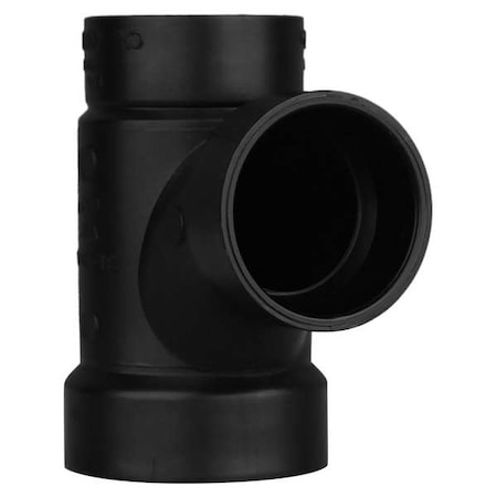 ABS,SanitaryTee,2in,11/2inHub,11/2in