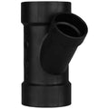ABS, Wye, 3 in , 3 in Hub, 2 in