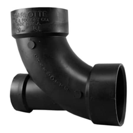 90 Long Sweep Elbow,3 In x 1-1/2 In Hub