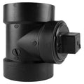 Cleanout Tee w/Plug,3 In FNPT x Hub